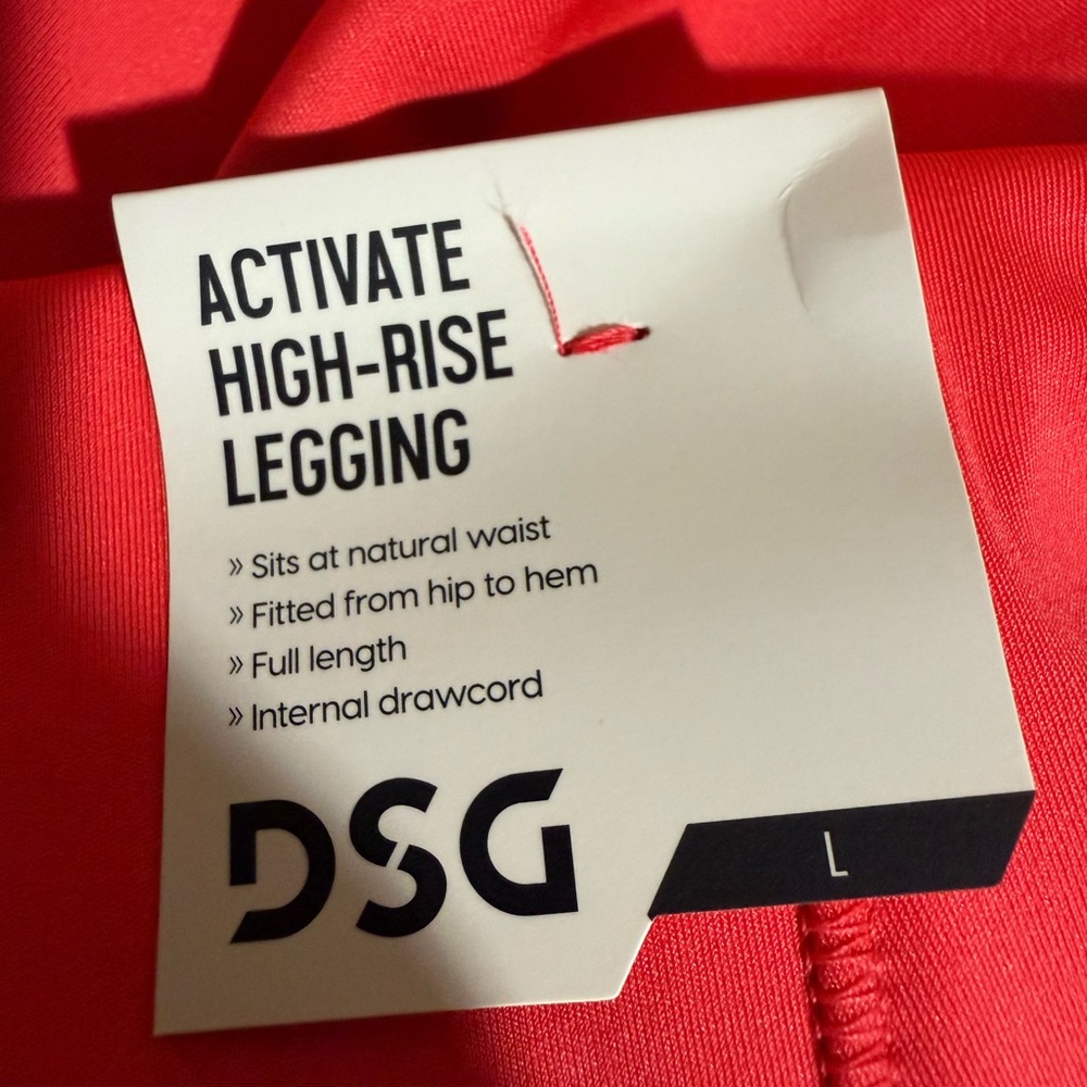 Women's Bright Coral Leggings - Picture 5 of 5
